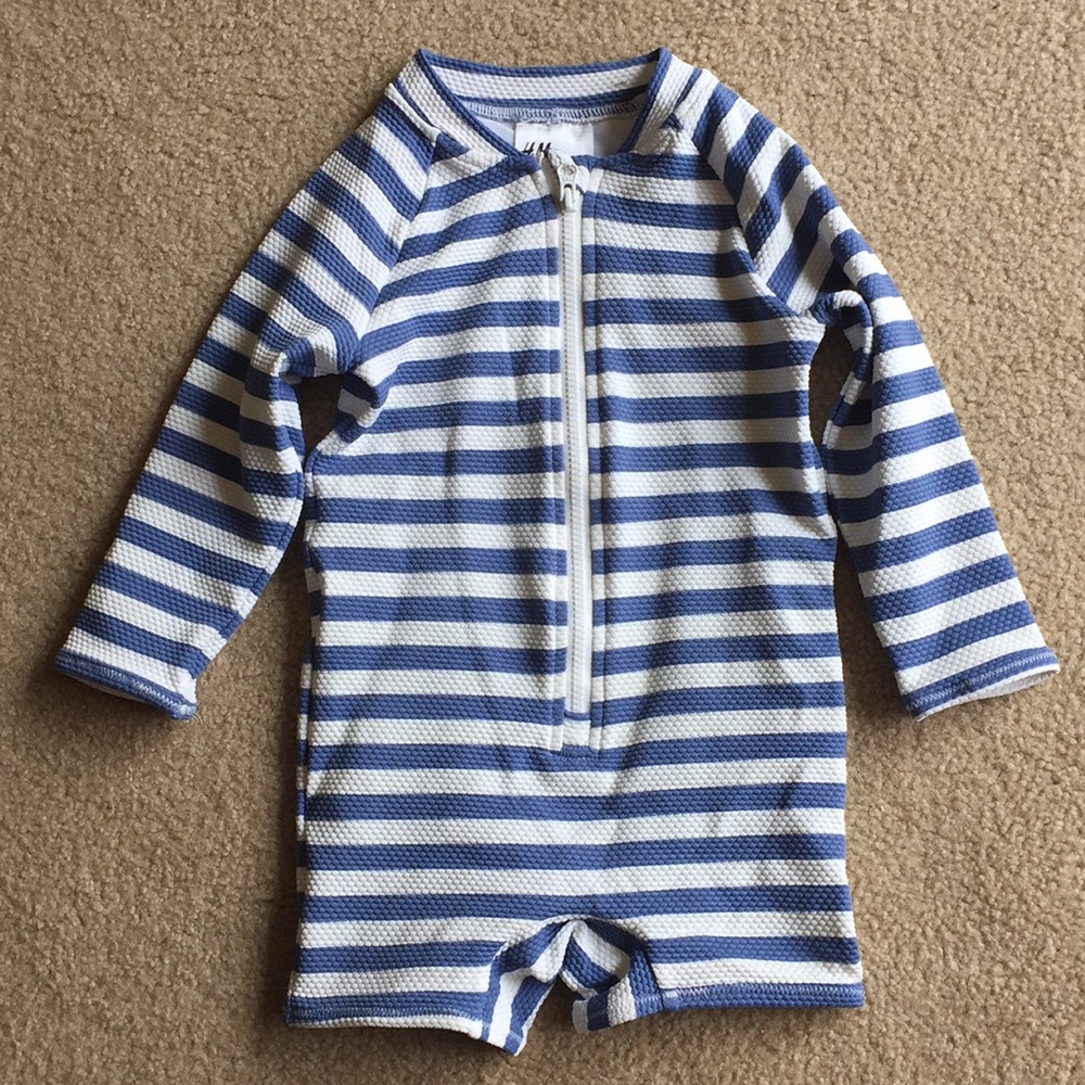 H&M Baby Rash Guard Swimsuit 9-12m